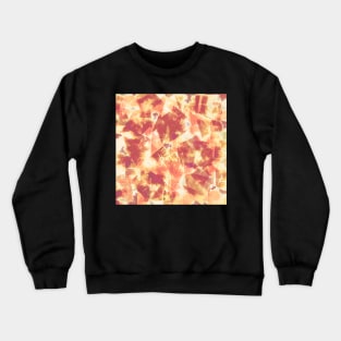 Abstract Swatches in Brown and Peach Crewneck Sweatshirt